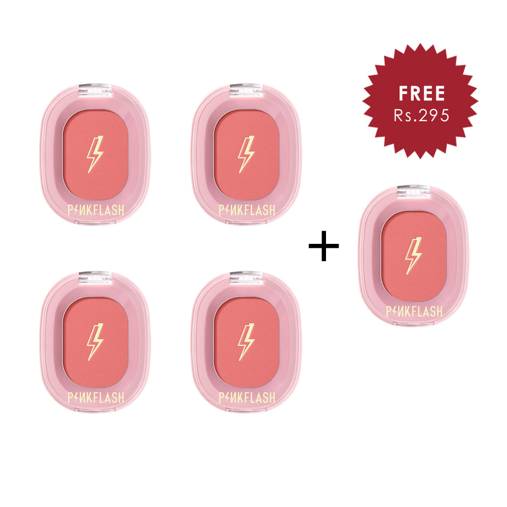 Pinkflash Chic In Cheek-P02# Dopamine 4pc Set + 1 Full Size Product Worth 25% Value Free