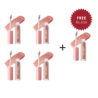 Pinkflash Melting Matte Lipcream-N03# Best Day 4pc Set + 1 Full Size Product Worth 25% Value Free