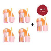 Pinkflash Lasting Lip Tint-OR01 Sweet Orange 4pc Set + 1 Full Size Product Worth 25% Value Free