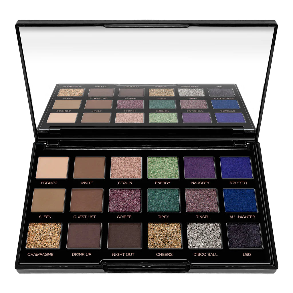 L.A. Girl - 18 Shadows Holi Daze Eyeshadow Palette  4pc Set + 1 Full Size Product Worth 25% Value Free