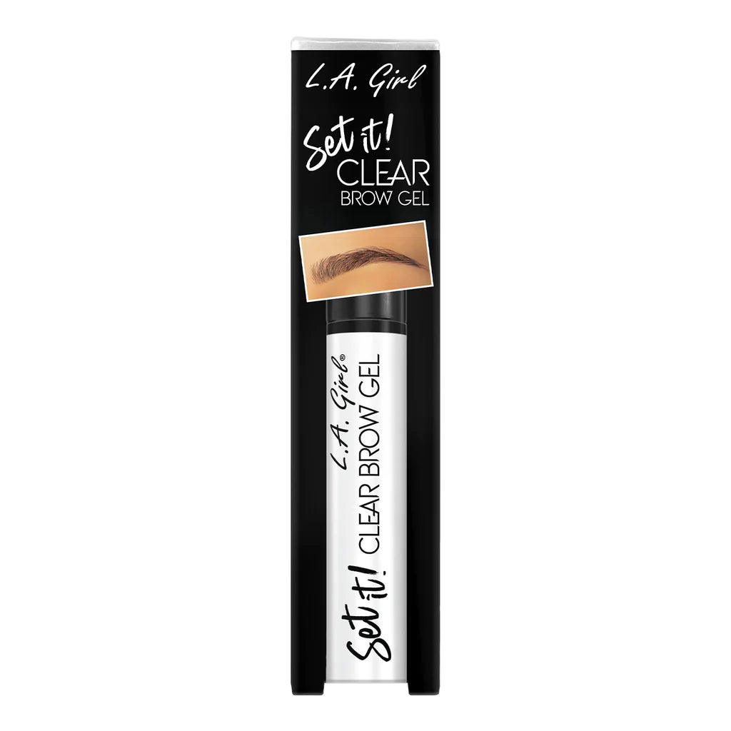 L.A Girl Set It! Clear Brow Gel - Clear 4pc Set + 1 Full Size Product Worth 25% Value Free