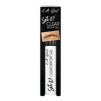 L.A Girl Set It! Clear Brow Gel - Clear 4pc Set + 1 Full Size Product Worth 25% Value Free