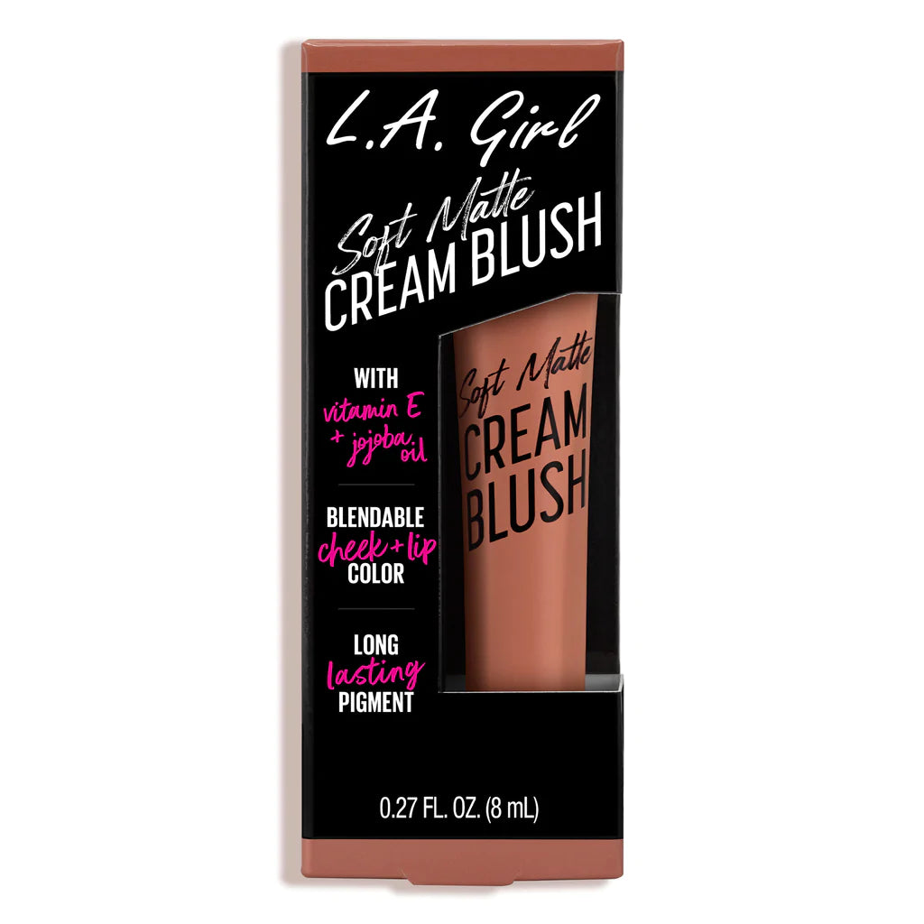 L.A Girl Soft Matte Cream Blush - Grace 4pc Set + 1 Full Size Product Worth 25% Value Free