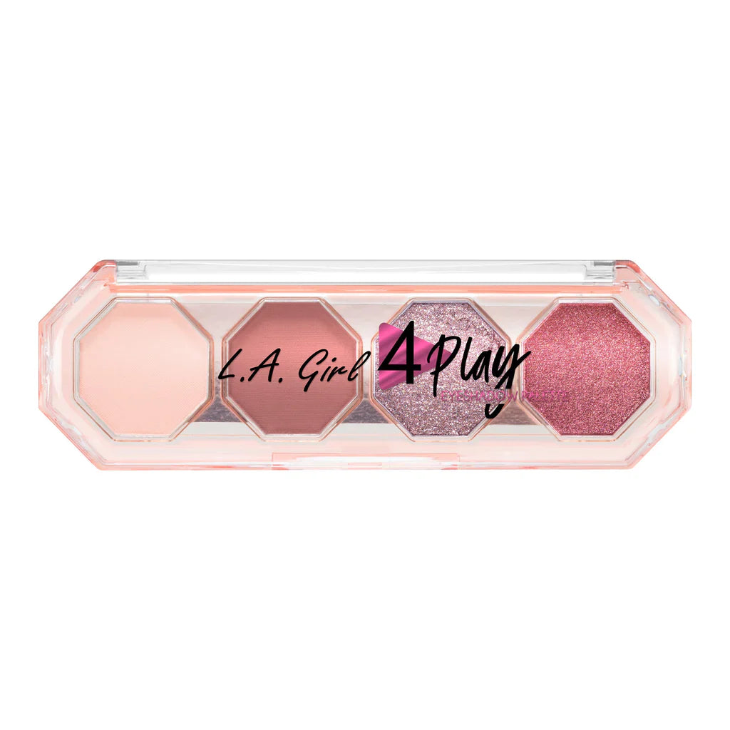 L.A.Girl 4Play Eyeshadow - Feel Good 4pc Set + 1 Full Size Product Worth 25% Value Free