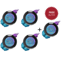 L.A Girl Shade Shifter Duo Chrome Eyeshadow Topaz 4pc Set + 1 Full Size Product Worth 25% Value Free