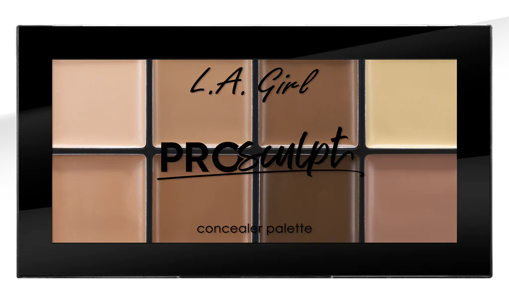 L.A. Girl Pro Sculpt Concealer Palette Medium 4pc Set + 1 Full Size Product Worth 25% Value Free