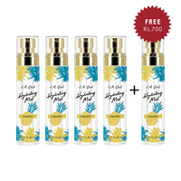 L.A. Girl Hydrating Face Mist Pineapple  4pc Set + 1 Full Size Product Worth 25% Value Free