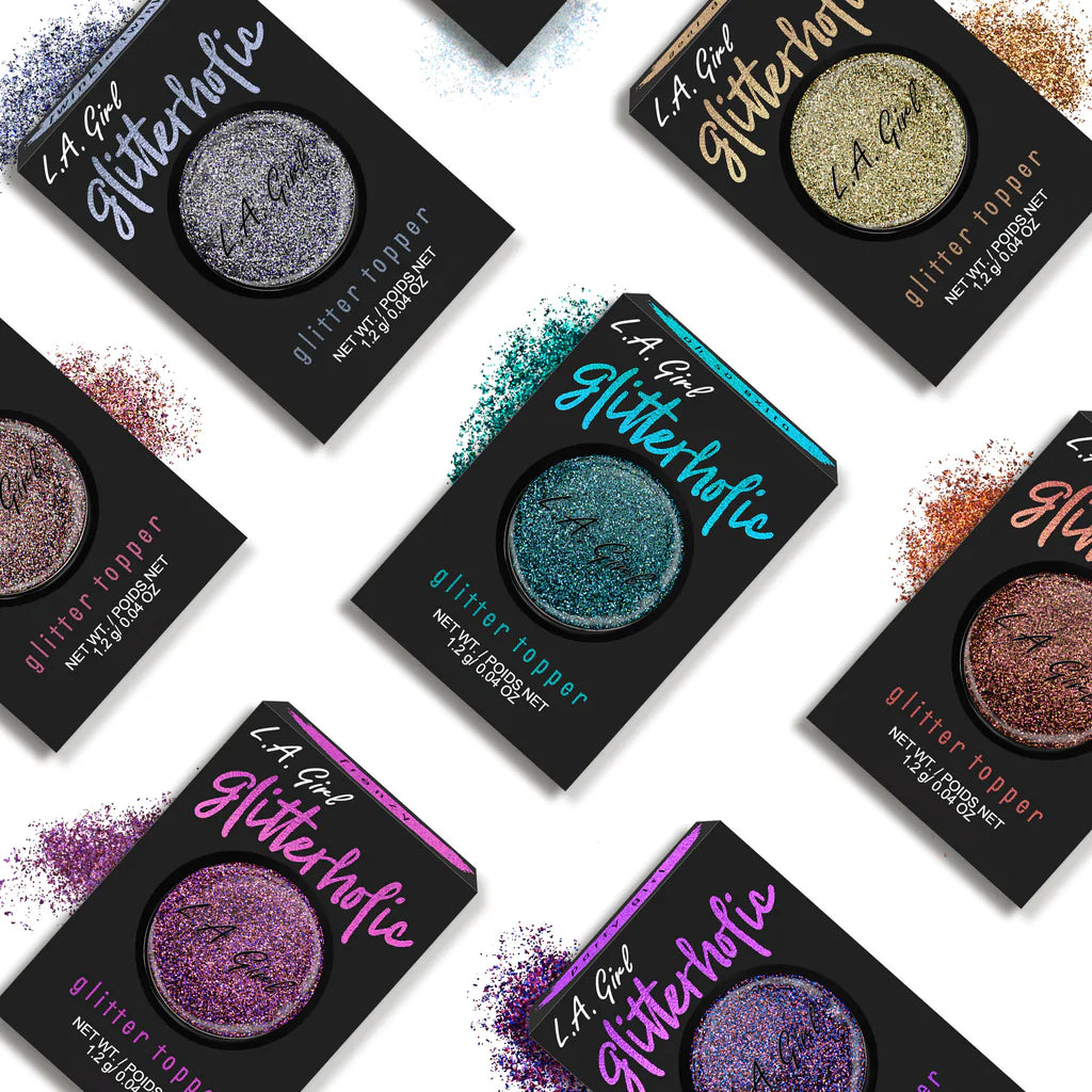 L.A. Girl Glitterholic Glitter Topper-Party Girl 4Pc Set + 1 Full Size Product Worth 25% Value Free