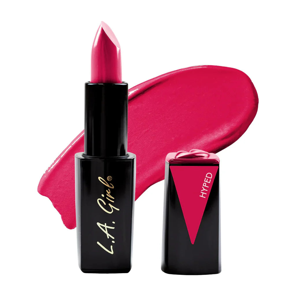 L.A. Girl  Lip Attraction Lipstick-Hyped 4Pc Set + 1 Full Size Product Worth 25% Value Free