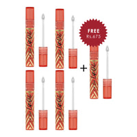 L.A Girl Lip Oil - Shimmer Grapefruit 4pc Set + 1 Full Size Product Worth 25% Value Free