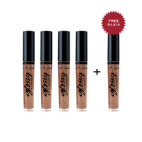L.A. Girl  Glossy Plumping Lipgloss-Fancy 4Pc Set + 1 Full Size Product Worth 25% Value Free