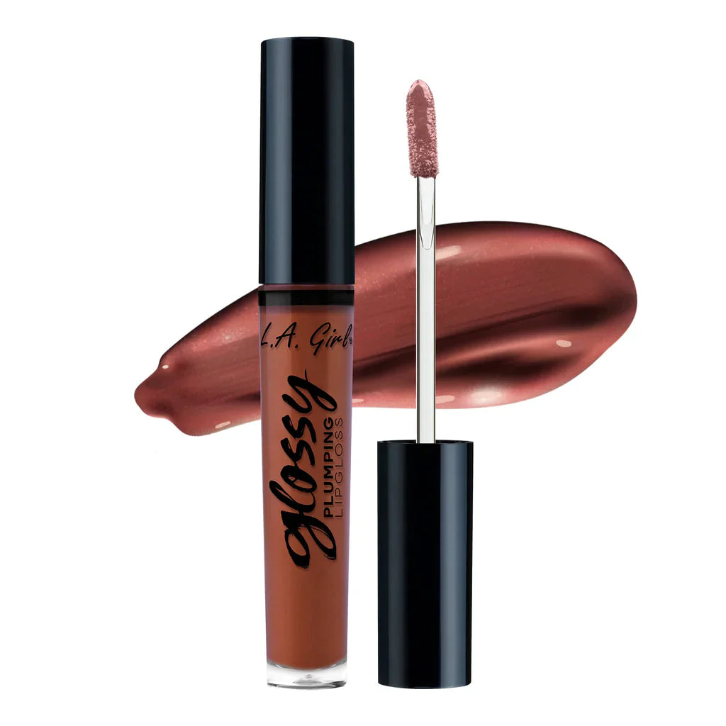 L.A. Girl  Glossy Plumping Lipgloss-Sumptuous 4Pc Set + 1 Full Size Product Worth 25% Value Free