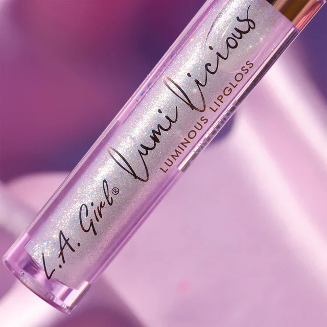 L.A. Girl Lumilicious Luminous Lip Gloss Glow-Up 4pc Set + 1 Full Size Product Worth 25% Value Free