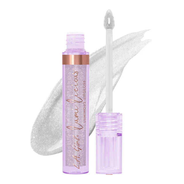 L.A. Girl Lumilicious Luminous Lip Gloss Glow-Up 4pc Set + 1 Full Size Product Worth 25% Value Free
