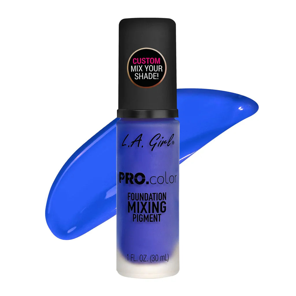 L.A Girl Pro Colour Foundation Mixing Pigment -Blue 4pc Set + 1 Full Size Product Worth 25% Value Free