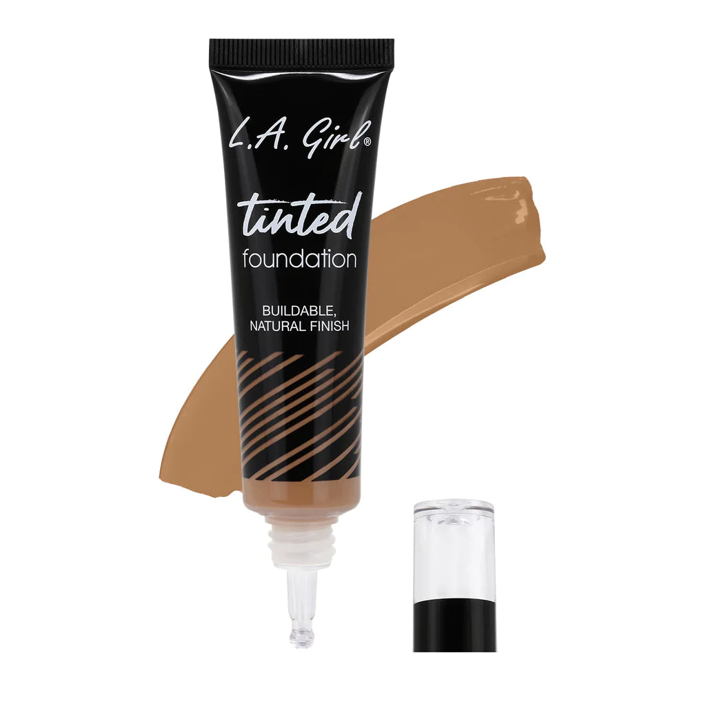 L.A. Girl - Tinted Foundation- Almond  4pc Set + 1 Full Size Product Worth 25% Value Free
