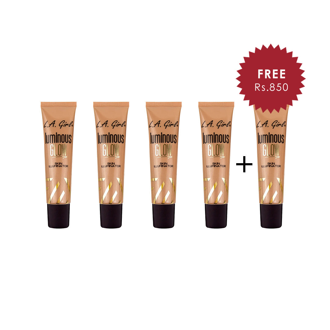 L.A Girl Luminous Glow- Afterglow 4pc Set + 1 Full Size Product Worth 25% Value Free