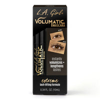 L.A. Girl  Volumatic Mascara-Black Brown 4Pc Set + 1 Full Size Product Worth 25% Value Free