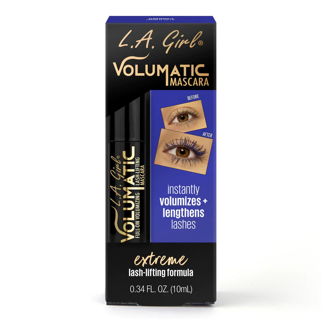 L.A Girl Volumatic Mascara - Bright Blue 4pc Set + 1 Full Size Product Worth 25% Value Free