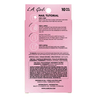 L.A.Girl Luxe Shine Nail Fave Artificial Nail Tips-Into You -28 Pc Kit 4pc Set + 1 Full Size Product Worth 25% Value Free