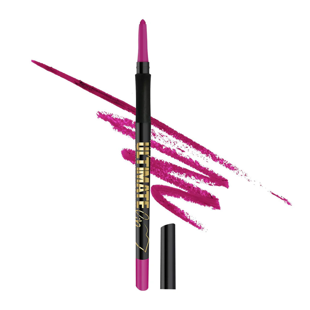 L.A. Girl  Ultimate Lip-Long Wear Auto Liner-Boundless Berry 4Pc Set + 1 Full Size Product Worth 25% Value Free