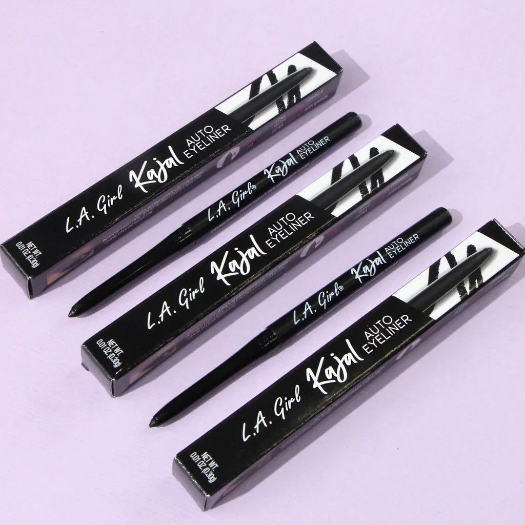L.A. Girl  Kajal Auto Eyeliner-Super Black 4Pc Set + 1 Full Size Product Worth 25% Value Free