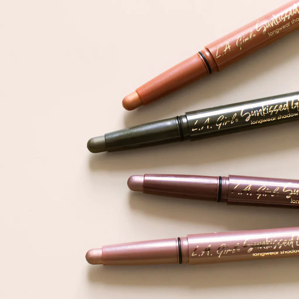 L.A. Girl  Sunkissed Glow Longwear Eyeshadow Stick-Summer Heat 4Pc Set + 1 Full Size Product Worth 25% Value Free