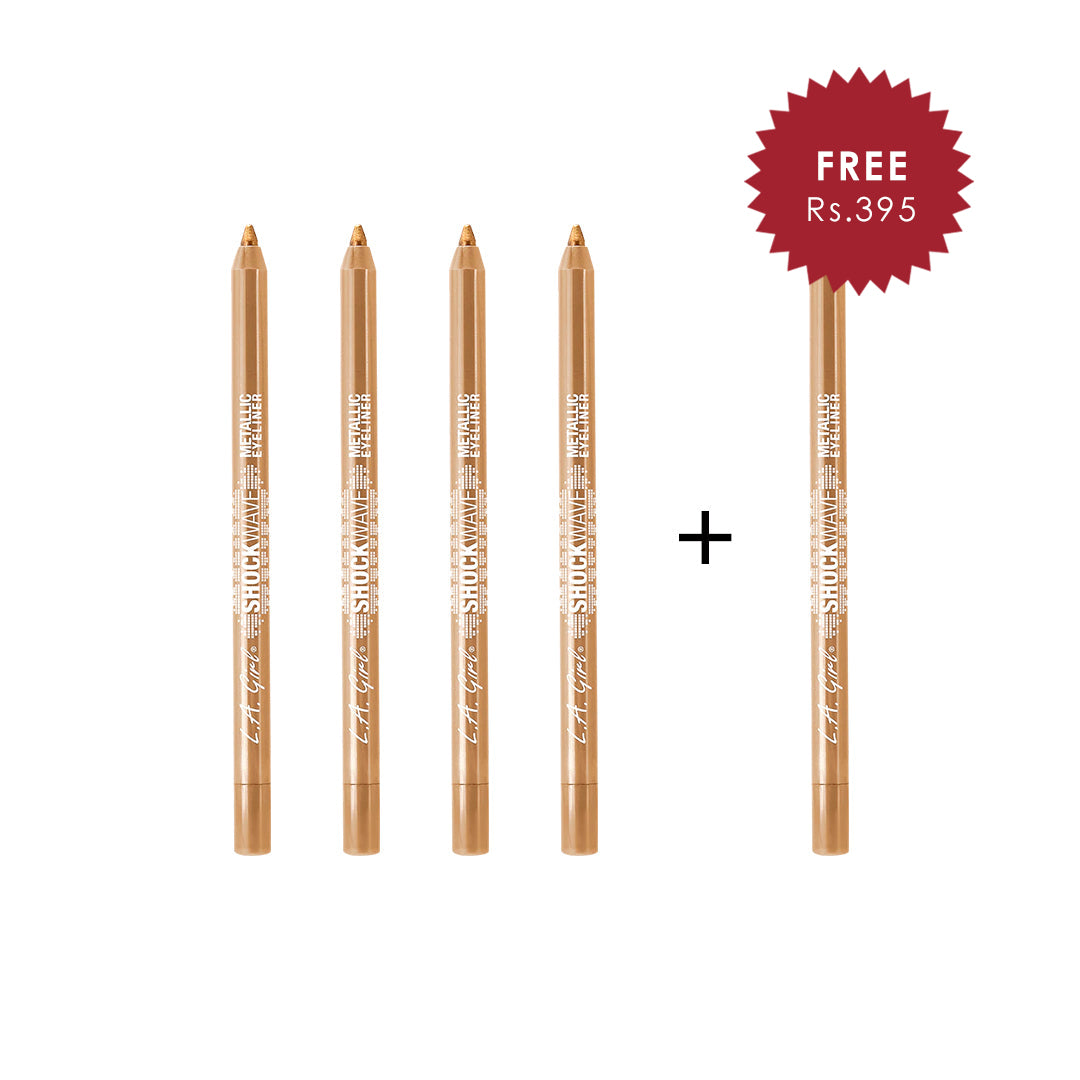 Shockwave Metallic Eye Liner - Gold Medal 4pc Set + 1 Full Size Product Worth 25% Value Free