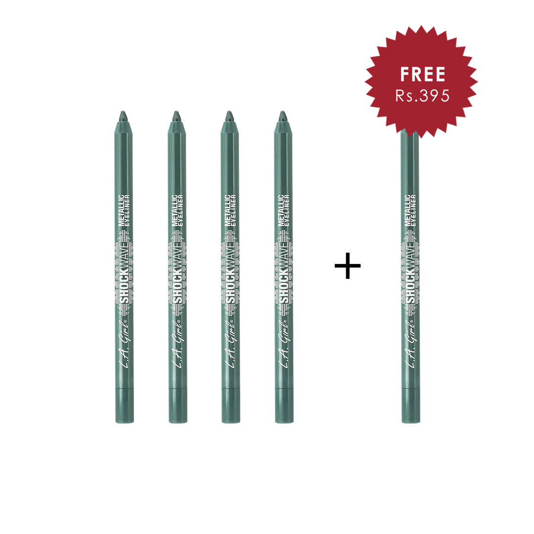 Shockwave Metallic Eye Liner - Dragon 4pc Set + 1 Full Size Product Worth 25% Value Free