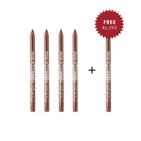 Shockwave Metallic Eye Liner - Brown Sugar 4pc Set + 1 Full Size Product Worth 25% Value Free