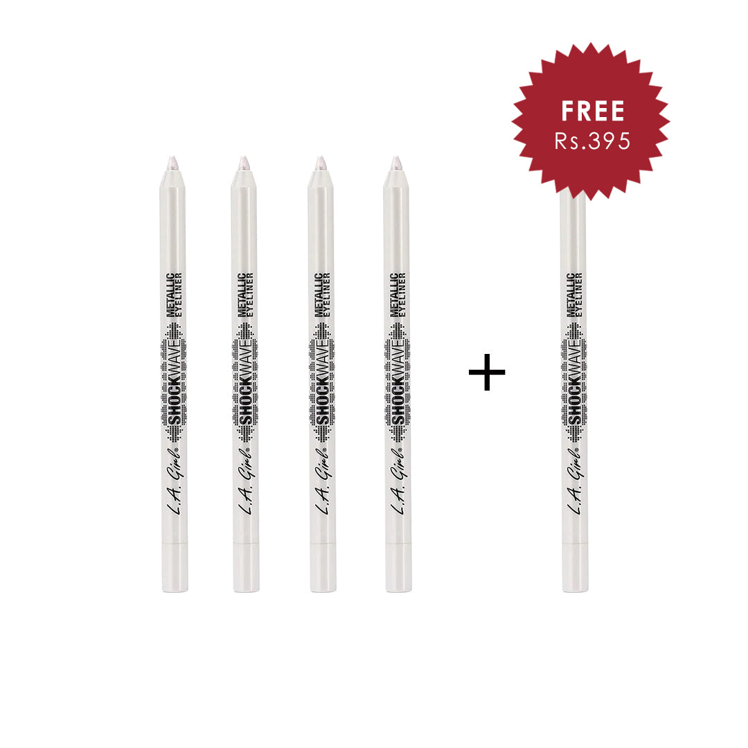 Shockwave Metallic Eye Liner - Snowflake 4pc Set + 1 Full Size Product Worth 25% Value Free