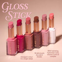 Makeup Revolution Pout Lip Gloss Stick Toffee Nude 4pc Set + 1 Full Size Product Worth 25% Value Free