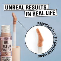 Makeup Revolution IRL Filter Finish Concealer C6 4pc Set + 1 Full Size Product Worth 25% Value Free