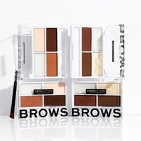 Revolution Relove Colour Cult Brow Palette - Dark - HOK Makeup