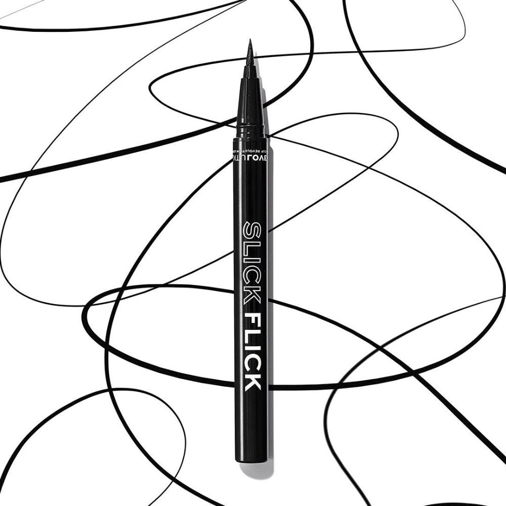 Revolution Relove Slick Flick Eyeliner Black - HOK Makeup