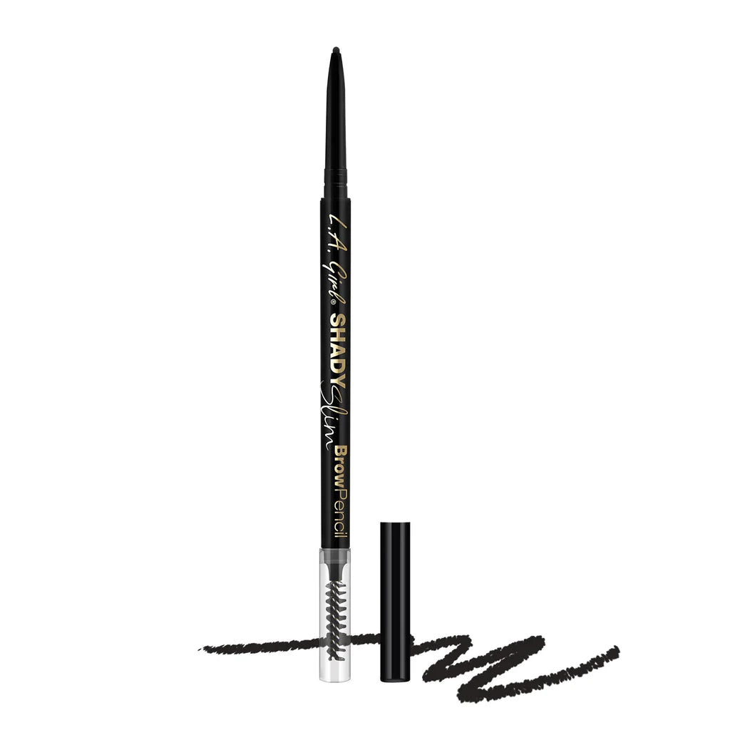 L.A. Girl Shady Slim Brow Pencil-Black 4Pc Set + 1 Full Size Product Worth 25% Value Free