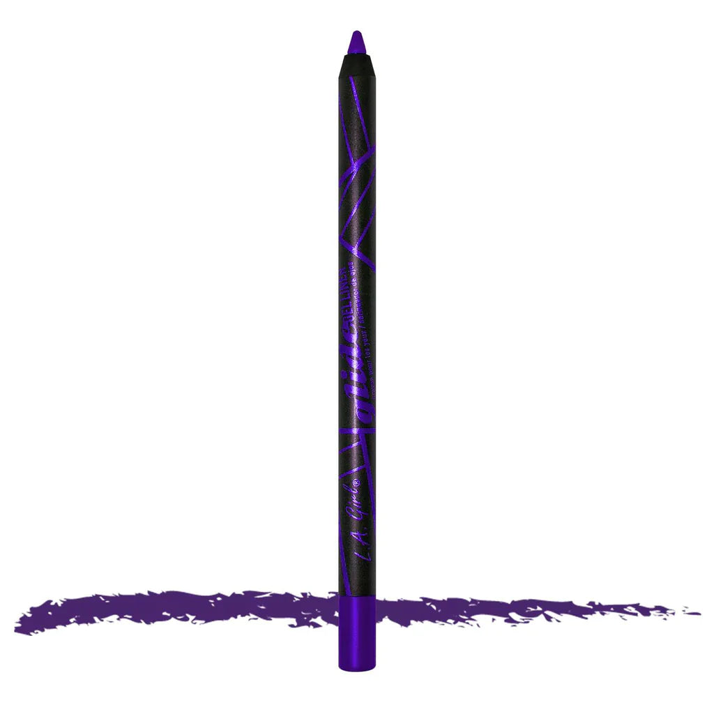 L.A. Girl Glide Gel Eye Liner Pencil - Paradise Purple 4pc Set + 1 Full Size Product Worth 25% Value Free