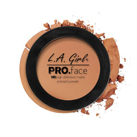 L.A. Girl HD Pro Face Pressed Powder - Warm Carmel 4pc Set + 1 Full Size Product Worth 25% Value Free