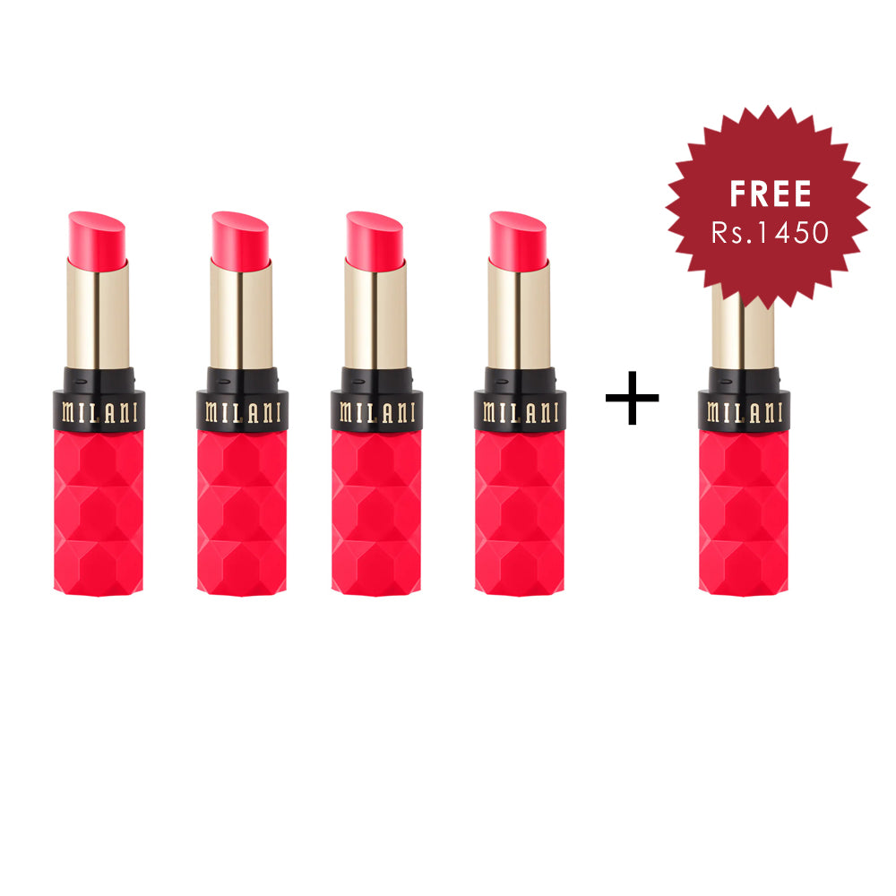 Milani Color Fetish Matte Lipstick Roleplay 4pc Set + 1 Full Size Product Worth 25% Value Free