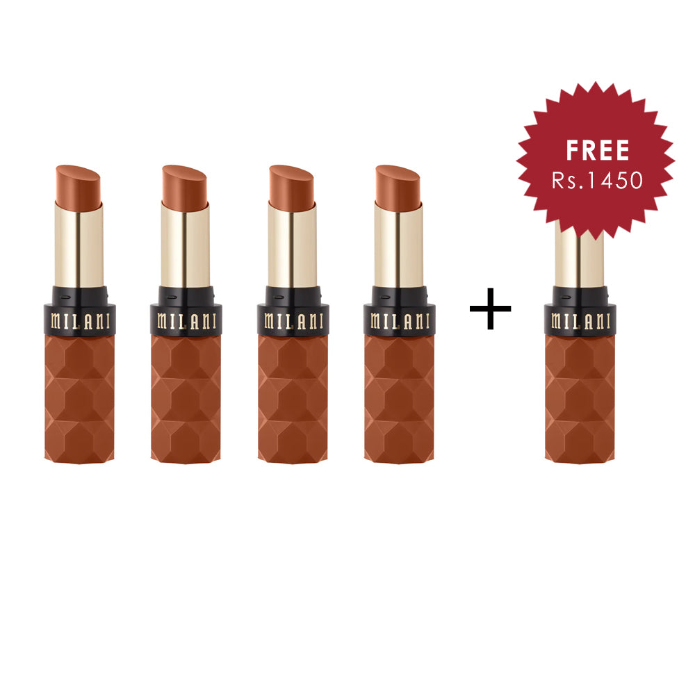 Milani Color Fetish Balm Lipstick Tied Up 4pc Set + 1 Full Size Product Worth 25% Value Free