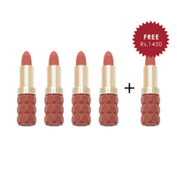 Milani Color Fetish Lipstick Matte - Pleasure 4pc Set + 1 Full Size Product Worth 25% Value Free