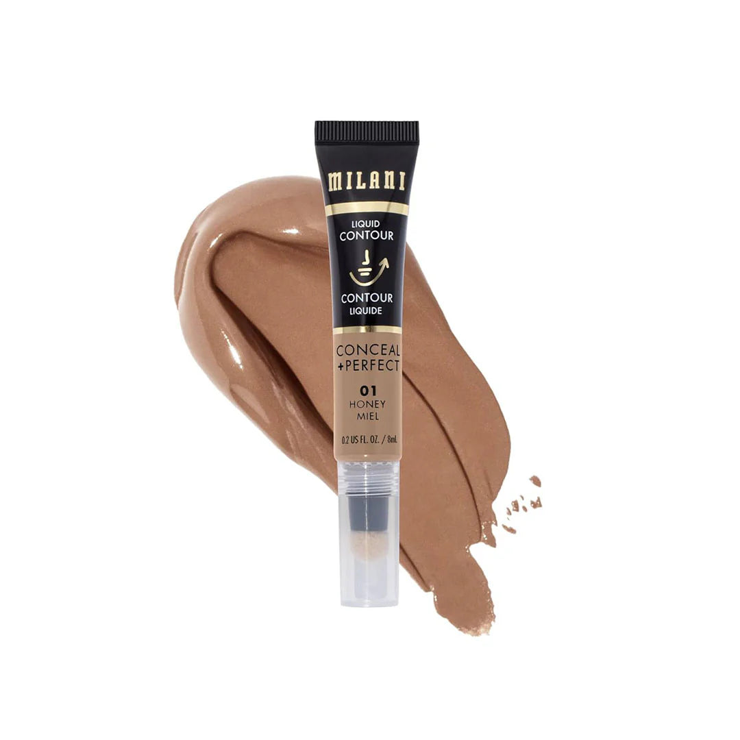 Milani Conceal + Perfect Liquid Contour-01 Honey 4pc Set + 1 Full Size Product Worth 25% Value Free