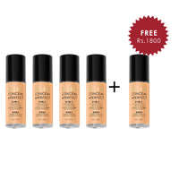 Milani Conceal + Perfect 2-in-1 Foundation 02A2 Warm Natural 4pc Set + 1 Full Size Product Worth 25% Value Free