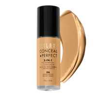 Milani Conceal + Perfect 2-in-1 Foundation + Concealer - Sand Beige 4pc Set + 1 Full Size Product Worth 25% Value Free