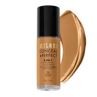 Milani Conceal + Perfect 2-in-1 Foundation + Concealer - Amber 4pc Set + 1 Full Size Product Worth 25% Value Free