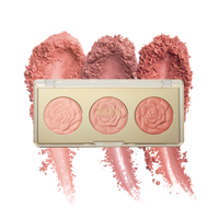 Milani Rose Powder Blush Trio Floral Fantasy 4pc Set + 1 Full Size Product Worth 25% Value Free