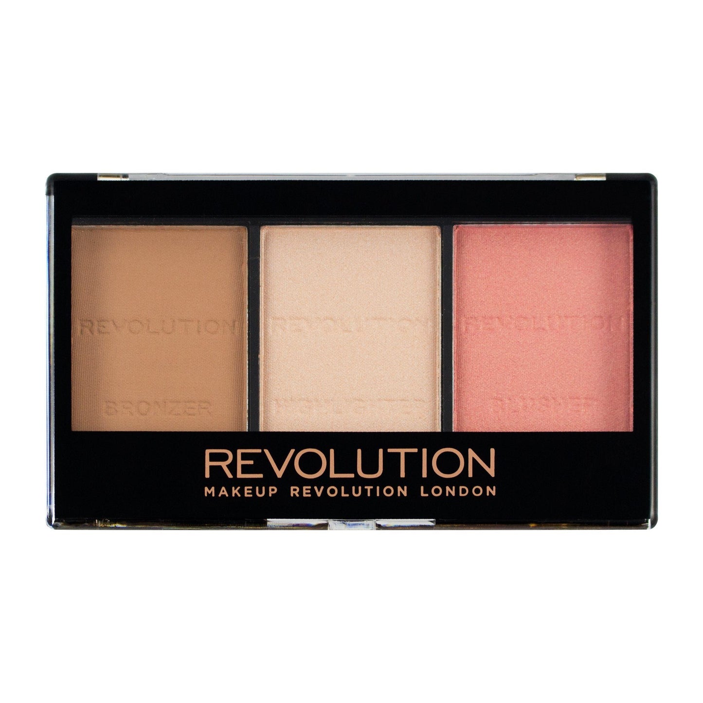 Makeup Revolution Ultra Brightening Contour Kit Fair C01 4pc Set + 1 Full Size Product Worth 25% Value Free