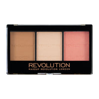 Makeup Revolution Ultra Brightening Contour Kit Fair C01 4pc Set + 1 Full Size Product Worth 25% Value Free