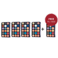 Makeup Revolution Forever Flawless Optimum Eyeshadow Palette 4Pcs Set + 1 Full Size Product Worth 25% Value Free