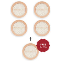 Revolution Highlight Reloaded Golden Lights  4Pcs Set + 1 Full Size Product Worth 25% Value Free